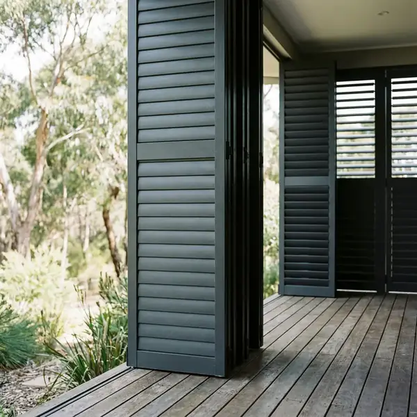 Aluminium plantation shutters