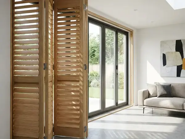 Bi-fold and sliding plantation shutters